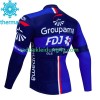 Radtrikot Winter Thermal Fleece Fdj Groupama 2023